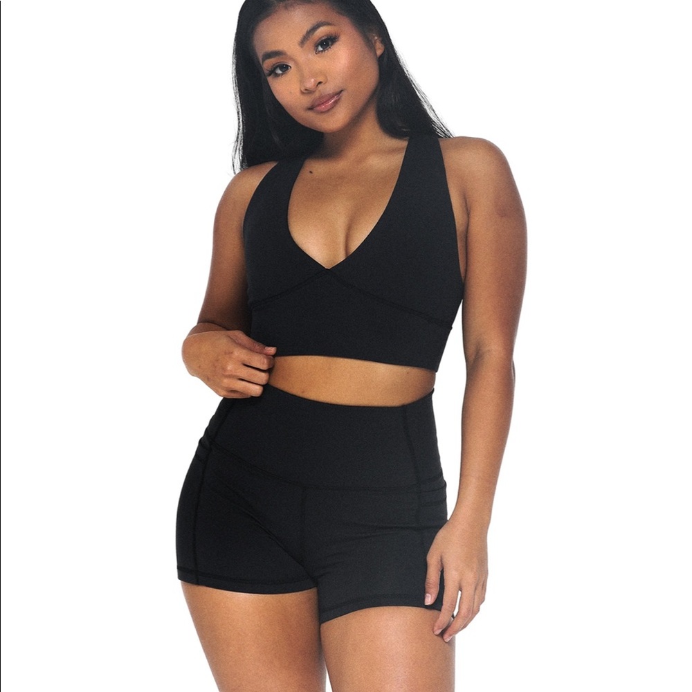 Ethos Got Your Back Sports Bra Black XS